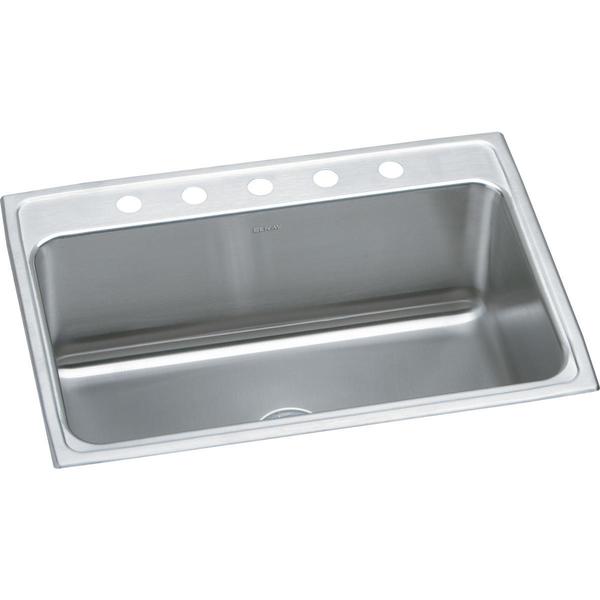 Elkay Classic SS 31" x 22" x 11-5/8", Single Bowl Drop-in Sink DLR3122125
